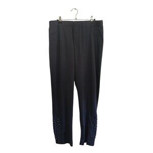 Anthony Pants Women's Size PXL Gray Stretch Studded Spikes